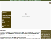 Tablet Screenshot of agriturismocasalgrande.com